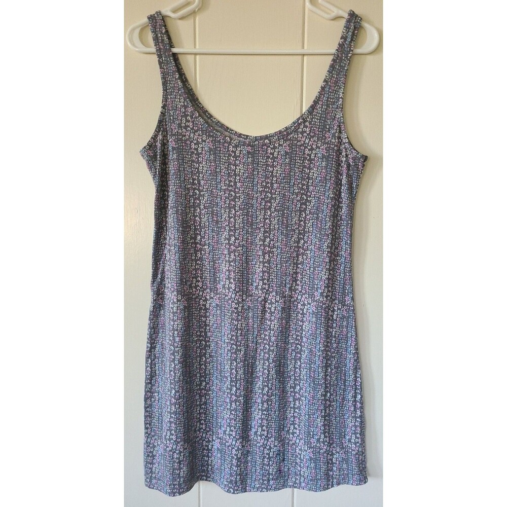 Volcom Womens Dress M Sleeveless Bodycon Dress w Sequin Graphic Print